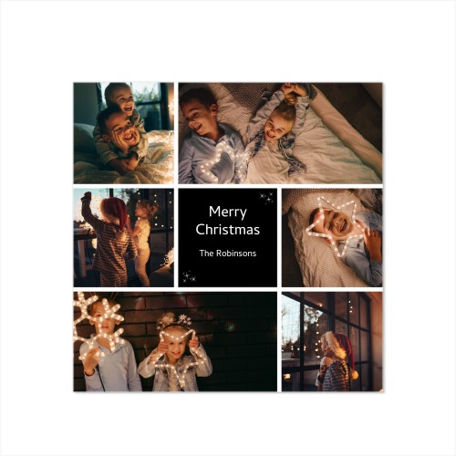 Grusskarte quadratisch 14,3 x 14,3 cm