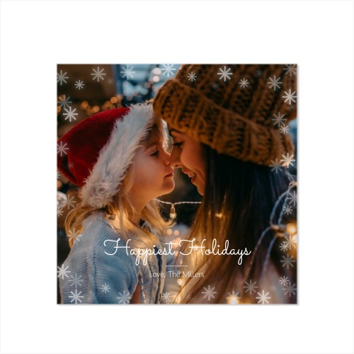 Grusskarte quadratisch 14,3 x 14,3 cm