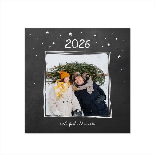 Faire-part 1 volet Carré 14,3 x 14,3 cm