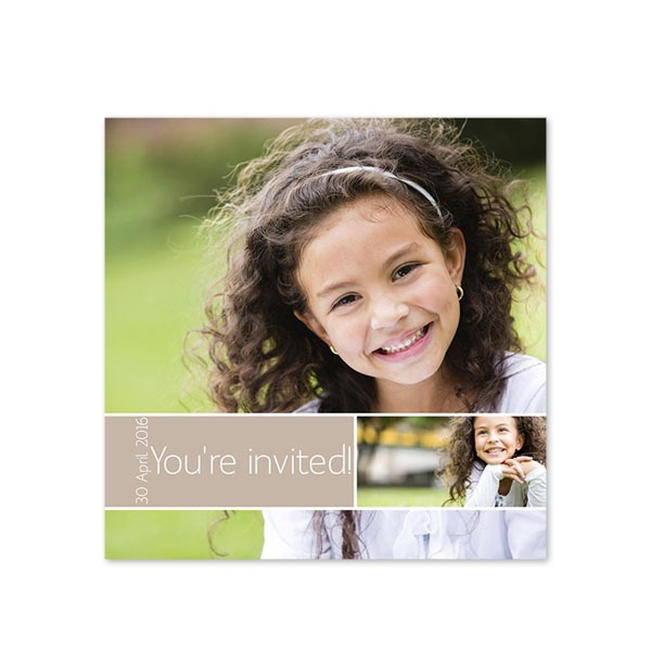 Fotokaart vierkant 14,3 x 14,3 cm