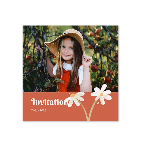 Enkle Fotokort Kvadratisk 14,3 x 14,3 cm