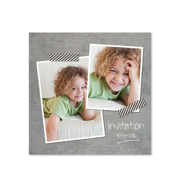 Enkle Fotokort Kvadratisk 14,3 x 14,3 cm