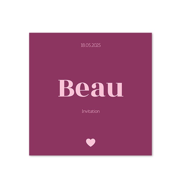 Single Card Square 14,3 x 14,3 cm
