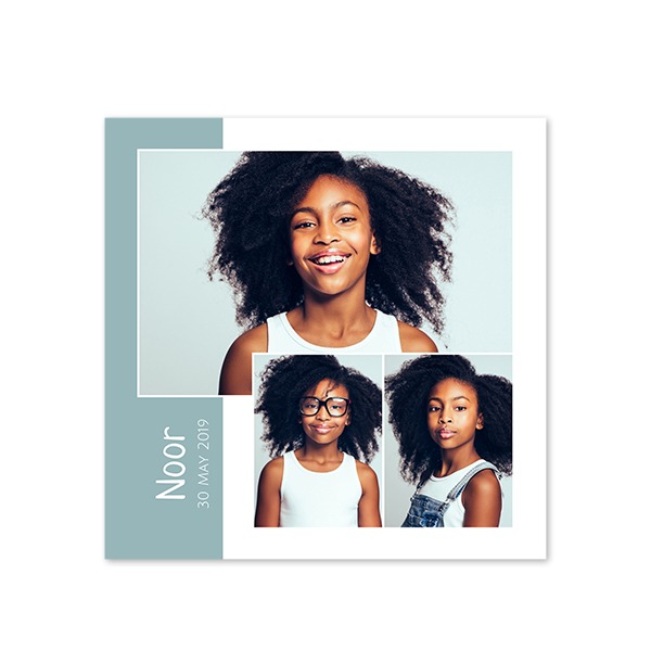 Fotokaart vierkant 14,3 x 14,3 cm