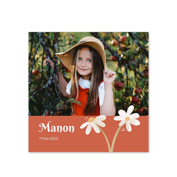 Enkle Fotokort Kvadratisk 14,3 x 14,3 cm