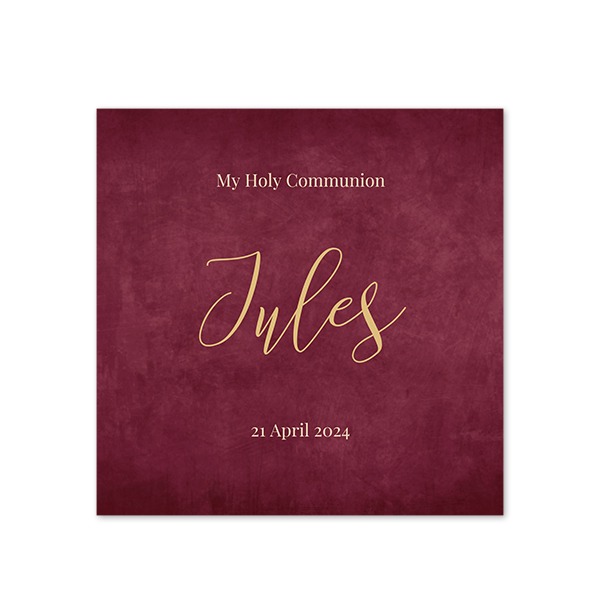 Grusskarte quadratisch 14,3 x 14,3 cm