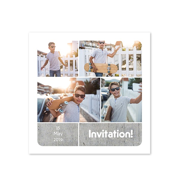 Single Card Square 14,3 x 14,3 cm