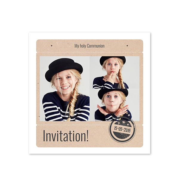 Single Card Square 14,3 x 14,3 cm