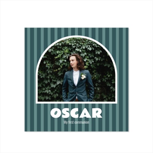 Grusskarte quadratisch 14,3 x 14,3 cm