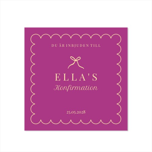 Enkla Fotokort Kvadrat 14,3 x 14,3 cm