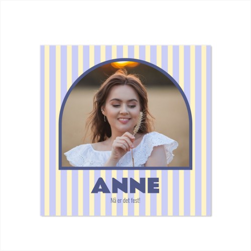 Enkle Fotokort Kvadratisk 14,3 x 14,3 cm