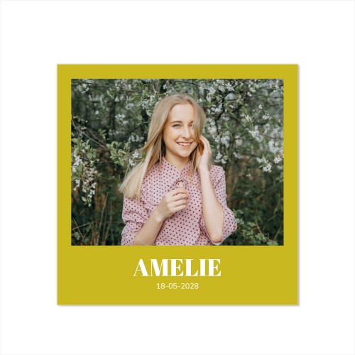 Enkle Fotokort Kvadratisk 14,3 x 14,3 cm