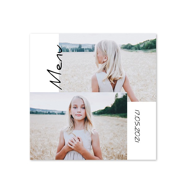 Enkle Fotokort Kvadratisk 14,3 x 14,3 cm