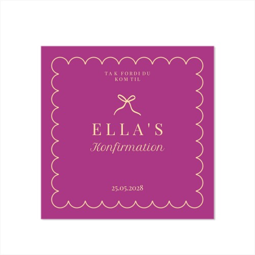 Enkle Fotokort Kvadratisk 14,3 x 14,3 cm