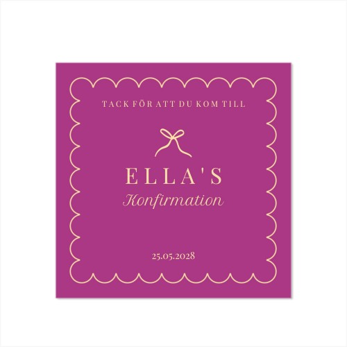 Enkla Fotokort Kvadrat 14,3 x 14,3 cm