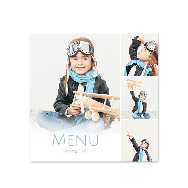 Faire-part 1 volet Carré 14,3 x 14,3 cm Faire-part 1 volet Carré 14,3 x 14,3 cm