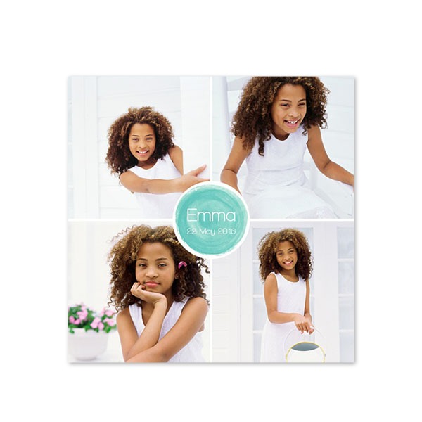 Faire-part 1 volet Carré 14,3 x 14,3 cm Faire-part 1 volet Carré 14,3 x 14,3 cm