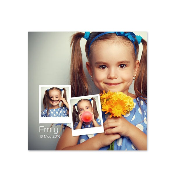 Fotokaart vierkant 14,3 x 14,3 cm