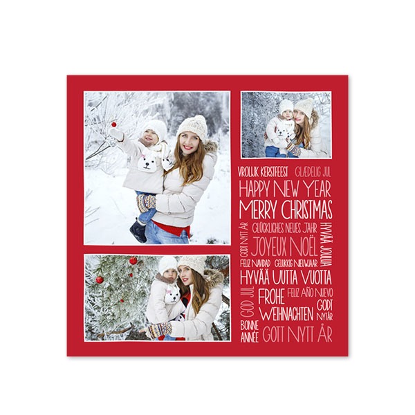 Enkla Fotokort Kvadrat 14,3 x 14,3 cm