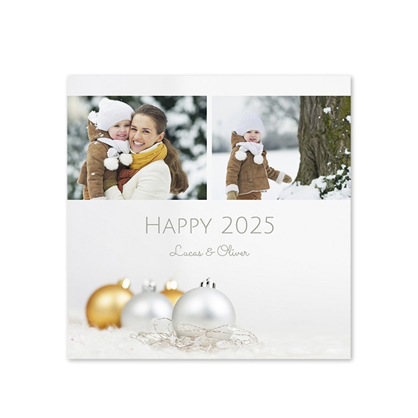 Enkla Fotokort Kvadrat 14,3 x 14,3 cm