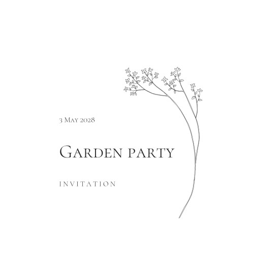 Enkle Fotokort Kvadratisk 14,3 x 14,3 cm