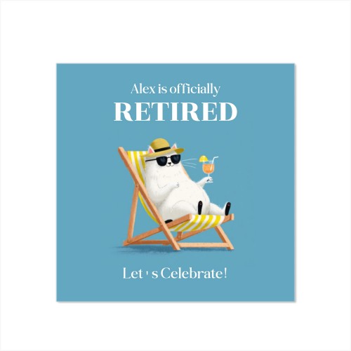 Grusskarte quadratisch 14,3 x 14,3 cm