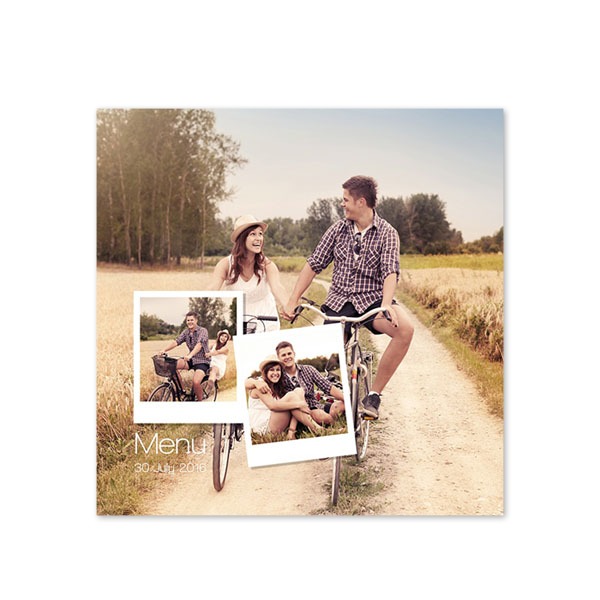 Faire-part 1 volet Carré 14,3 x 14,3 cm Faire-part 1 volet Carré 14,3 x 14,3 cm