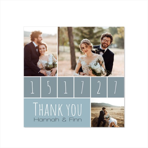 Grusskarte quadratisch 14,3 x 14,3 cm