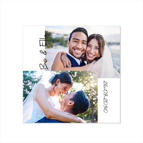 Enkle Fotokort Kvadratisk 14,3 x 14,3 cm