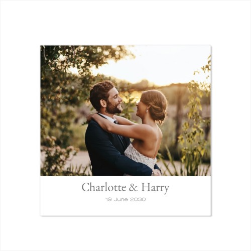 Enkle Fotokort Kvadratisk 14,3 x 14,3 cm