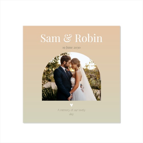 Enkla Fotokort Kvadrat 14,3 x 14,3 cm