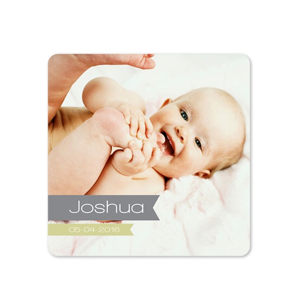 Enkle Fotokort kvadratisk runde hjørner 14,3 x 14,3 cm