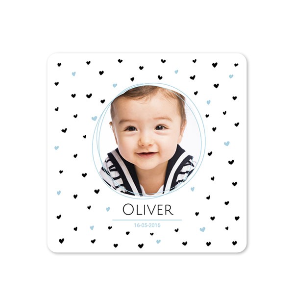 Single Card square rounded corners 14,3 x 14,3 cm