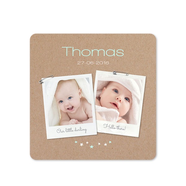 Single Card square rounded corners 14,3 x 14,3 cm