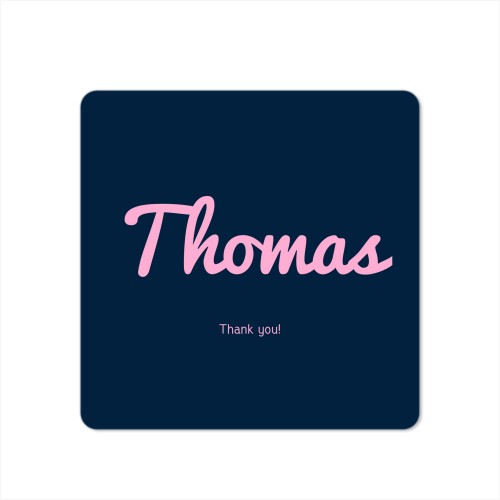 Single Card square rounded corners 14,3 x 14,3 cm