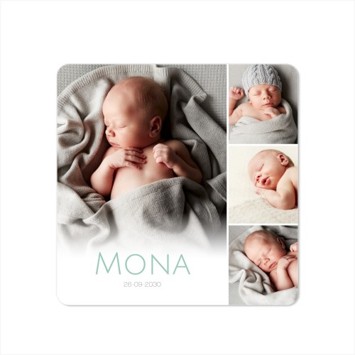 Fotokaart Vierkant met ronde hoeken 14,3 x 14,3 cm