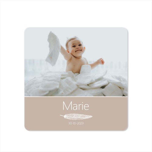 Enkla Fotokort kvadratiska rundade hörn 14,3 x 14,3 cm