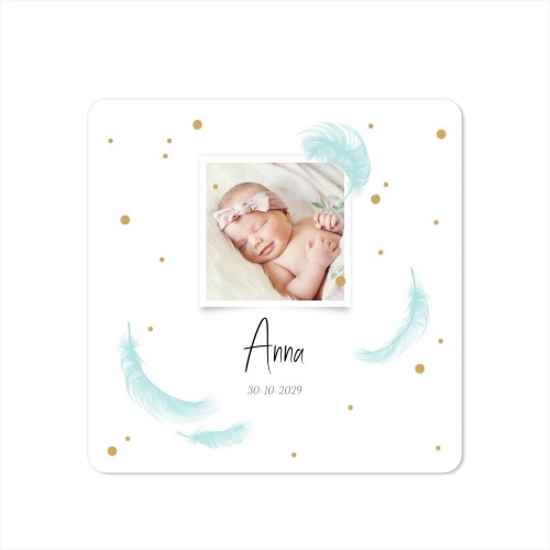 Single Card square rounded corners 14,3 x 14,3 cm