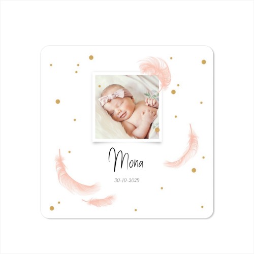Single Card square rounded corners 14,3 x 14,3 cm