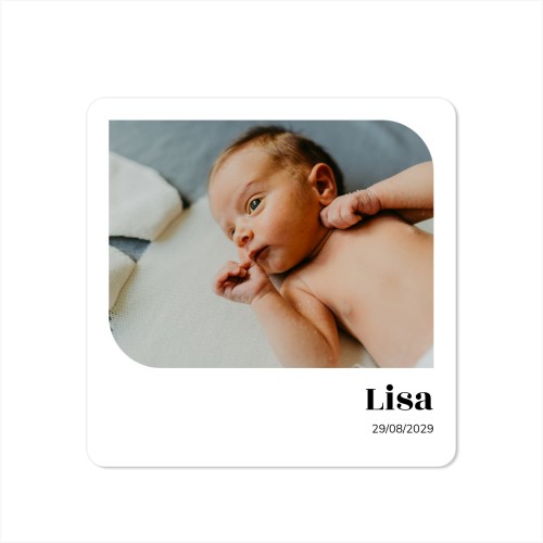 Single Card square rounded corners 14,3 x 14,3 cm