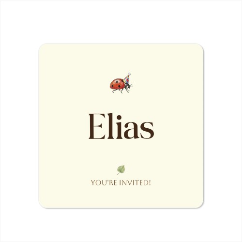 Single Card square rounded corners 14,3 x 14,3 cm