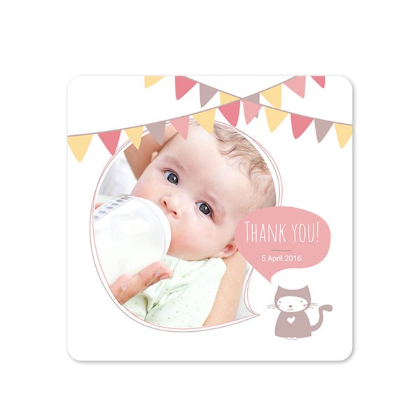 Klassiset Kuvakortit Neliö pyöristetyillä kulmilla 14,3 x 14,3 cm