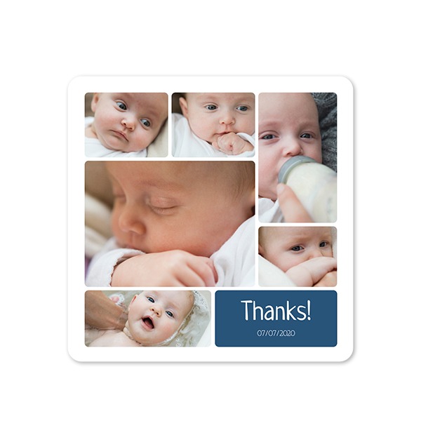 Single Card square rounded corners 14,3 x 14,3 cm