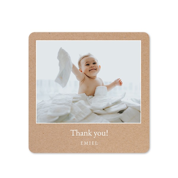 Single Card square rounded corners 14,3 x 14,3 cm