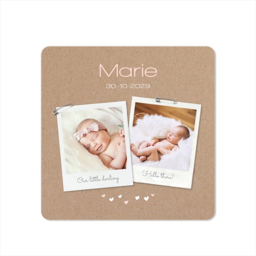 Single Card square rounded corners 14,3 x 14,3 cm