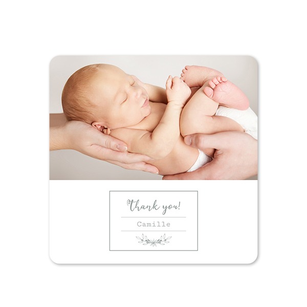 Single Card square rounded corners 14,3 x 14,3 cm