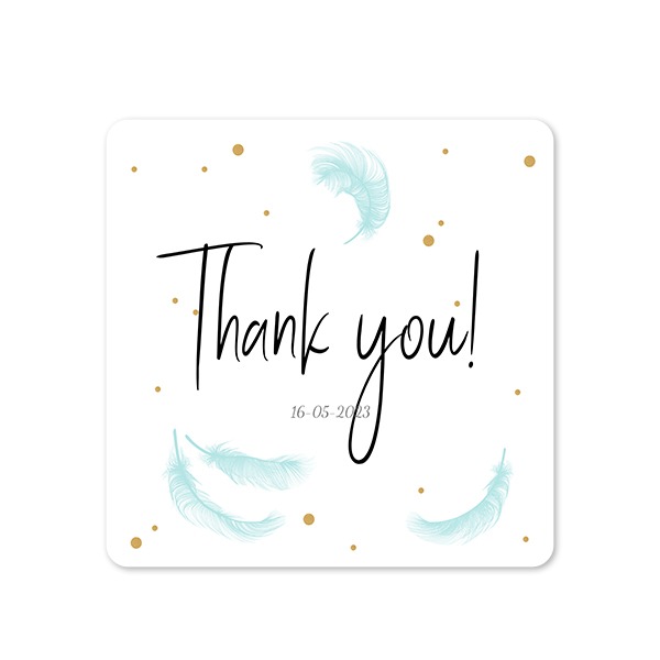 Feather Sparkles  - Text Only