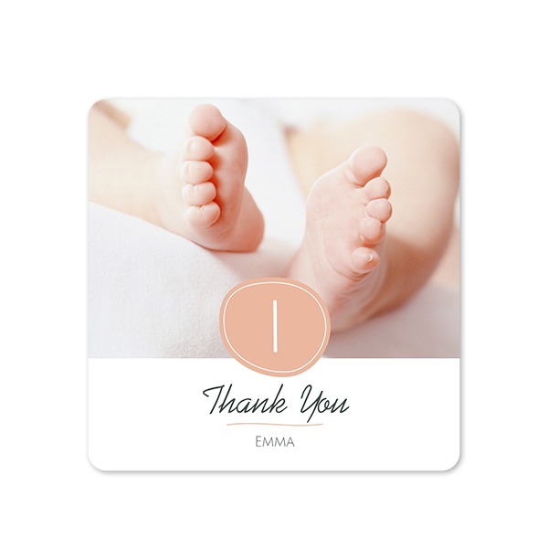 Enkla Fotokort kvadratiska rundade hörn 14,3 x 14,3 cm