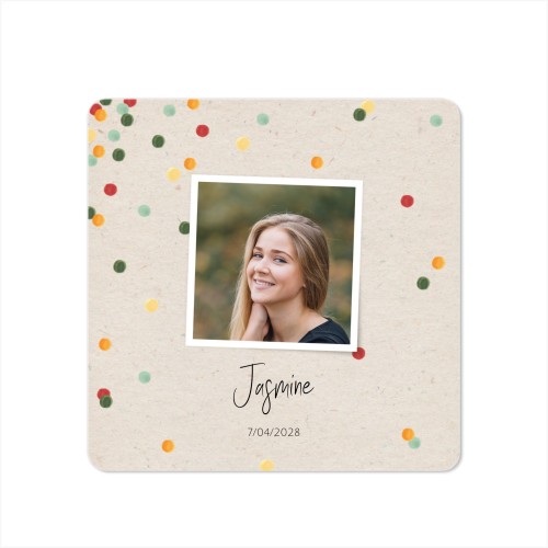 Single Card square rounded corners 14,3 x 14,3 cm