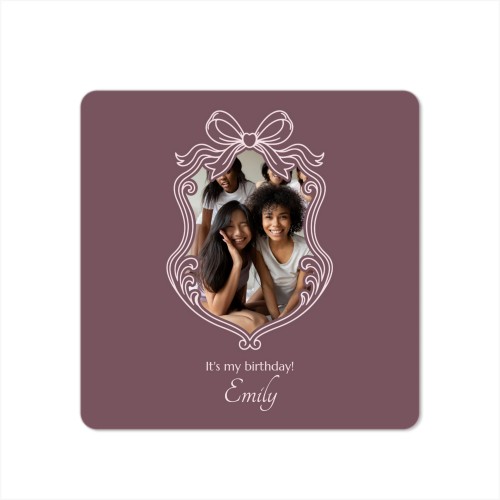 Single Card square rounded corners 14,3 x 14,3 cm